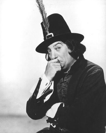 Sid Field in costume for Cardboard Cavalier