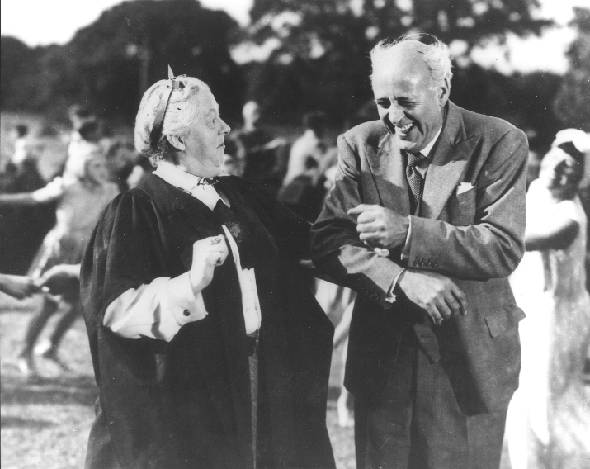 Margaret Rutherford and Alastair Sim in The Happiest Days of your Life