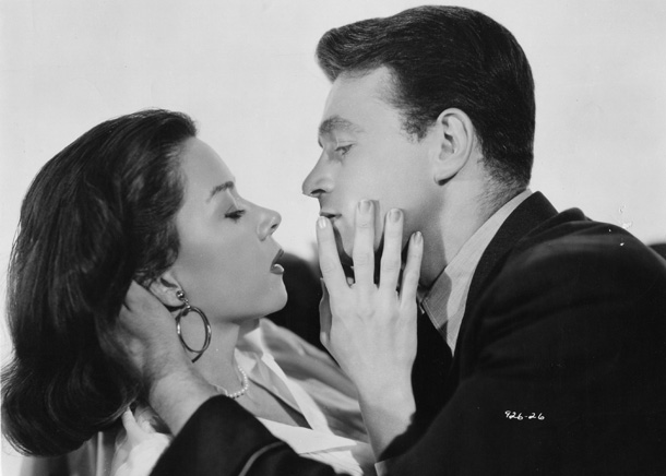 Gloria Graham and William Russell in The Man Who Never Was